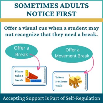 Brick-Building Student I Need a Break Card Classroom Emotional Regulation Visual, image 3