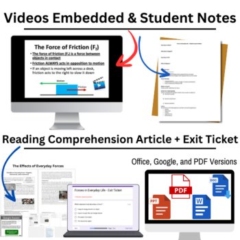 Forces in Everyday Life Lesson | Real Force Applications | 6th, 7th, 8th Grade, image 3