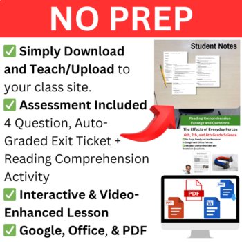 Forces in Everyday Life Lesson | Real Force Applications | 6th, 7th, 8th Grade, image 4