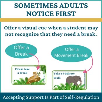 Jungle Student I Need a Break Card Classroom Emotional Regulation Visual, image 3