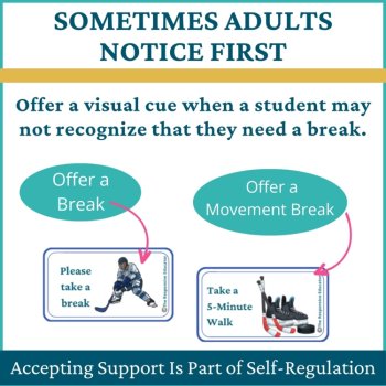 Hockey Student I Need a Break Card Classroom Emotional Regulation Visual, image 3