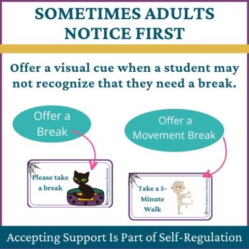 Halloween Student I Need a Break Card Classroom Emotional Regulation Visual, image 3