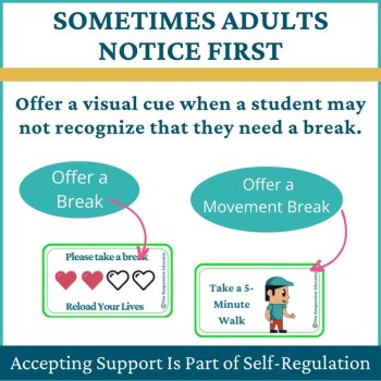 Gamer Student I Need a Break Card Classroom Emotional Regulation Visual, image 3