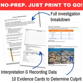 The Ocean Acidification Mystery – Detective SUB PLAN | Human Impact, Fossil Fuel, image 3