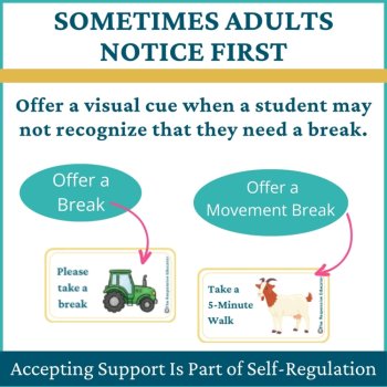 Farm Student I Need a Break Card Classroom Emotional Regulation Visual, image 2