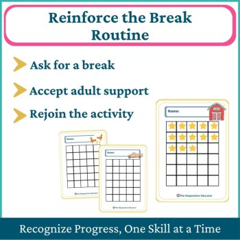 Farm Student I Need a Break Card Classroom Emotional Regulation Visual, image 3