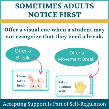 Easter Student I Need a Break Card Classroom Emotional Regulation Visual, image 3