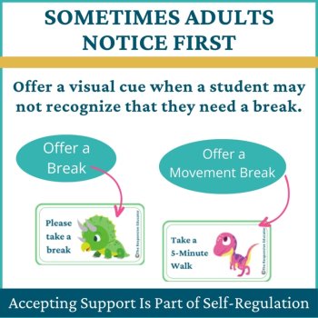 Dino Babies Student I Need a Break Card Classroom Emotional Regulation Visual, image 3