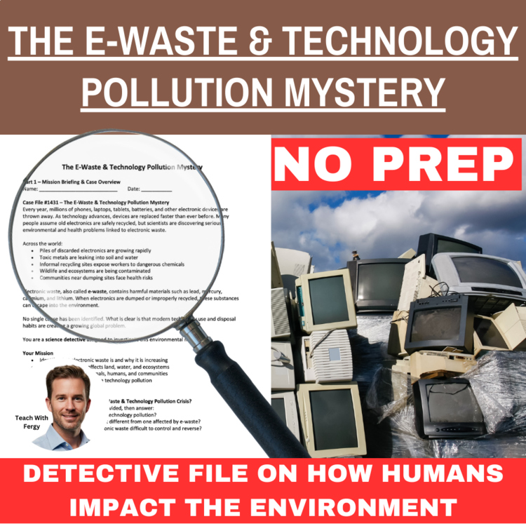 The E-Waste & Technology Pollution Mystery – Detective SUB PLAN | Human Impact