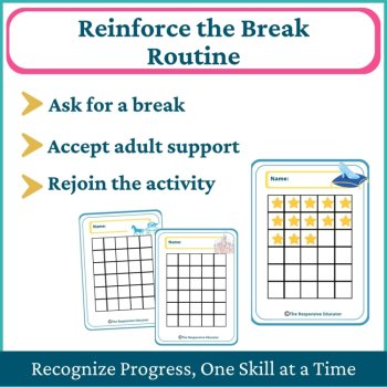 Cinderella Student I Need a Break Card Classroom Emotional Regulation Visual, image 4