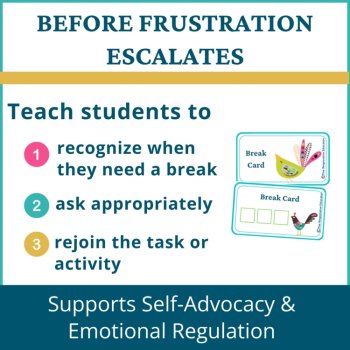 Birds Student I Need a Break Card Classroom Emotional Regulation Visual, image 2