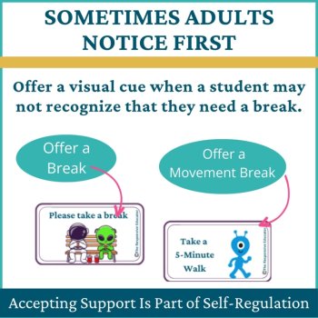 Aliens Student I Need a Break Card Classroom Emotional Regulation Visual, image 3