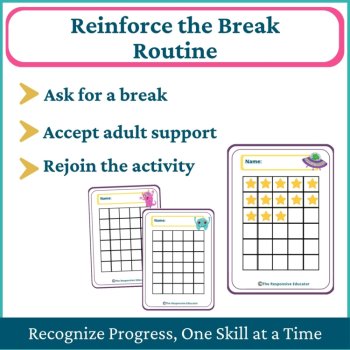 Aliens Student I Need a Break Card Classroom Emotional Regulation Visual, image 4
