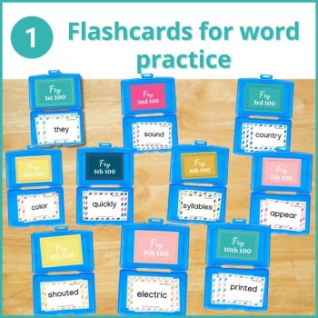 Complete Fry Words Checklist Sight Words Flash Cards Bundle 1st - 10th 100, image 2