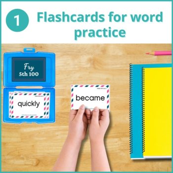 Fry Words Checklist, Sight Words Flash Cards Assessment (5th 100), image 2