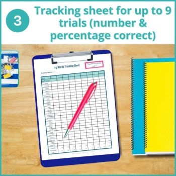 Fry Words Checklist, Sight Words Flash Cards Assessment (4th 100), image 4