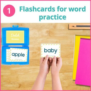 Dolch Sight Word Checklist NOUNS Sight Words Flash Cards ELA Centers, image 2