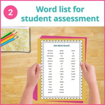 Dolch Sight Word Checklist SECOND GRADE Sight Words Flash Cards ELA Centers, image 3