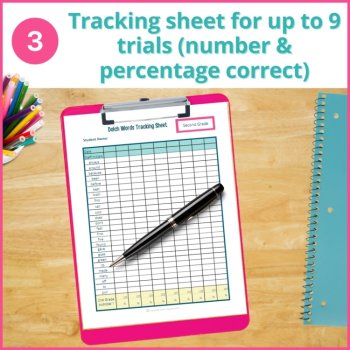 Dolch Sight Word Checklist SECOND GRADE Sight Words Flash Cards ELA Centers, image 4