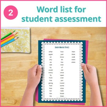 Dolch Sight Word Checklist FIRST GRADE Sight Words Flash Cards ELA Centers, image 3