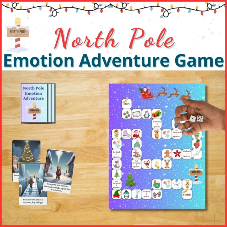North Pole Social Skills Games Scenario Cards Social Skills Emotions Games