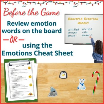 North Pole Social Skills Games Scenario Cards Social Skills Emotions Games, image 2
