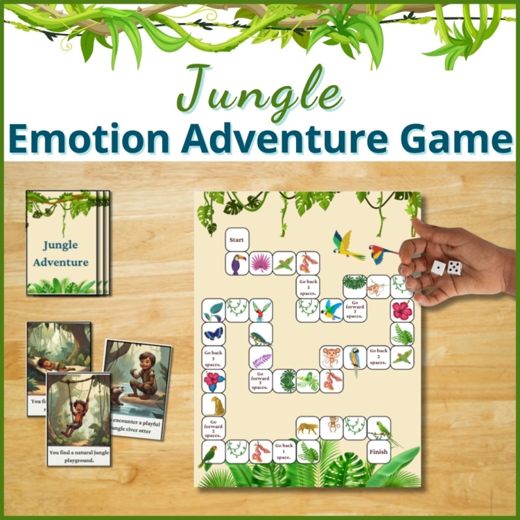 Jungle Social Skills Games Scenario Cards Social Skills Emotions Games