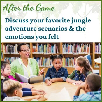 Jungle Social Skills Games Scenario Cards Social Skills Emotions Games, image 4