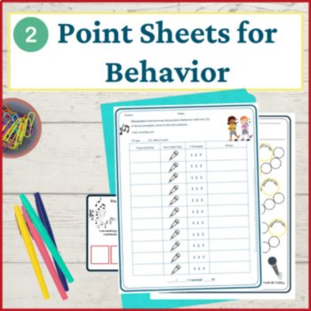 Singers Student Behavior Intervention Tools Daily Behavior Support Visuals, image 3
