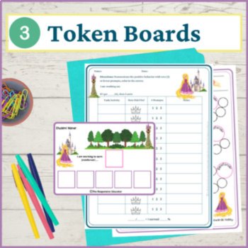 Rapunzel Student Behavior Intervention Tools Daily Behavior Support Visuals, image 4