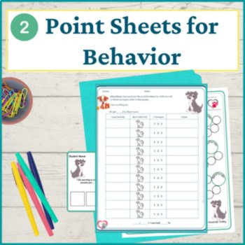 Puppies Student Behavior Intervention Tools Daily Behavior Support Visuals, image 3