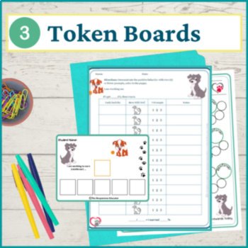 Puppies Student Behavior Intervention Tools Daily Behavior Support Visuals, image 4