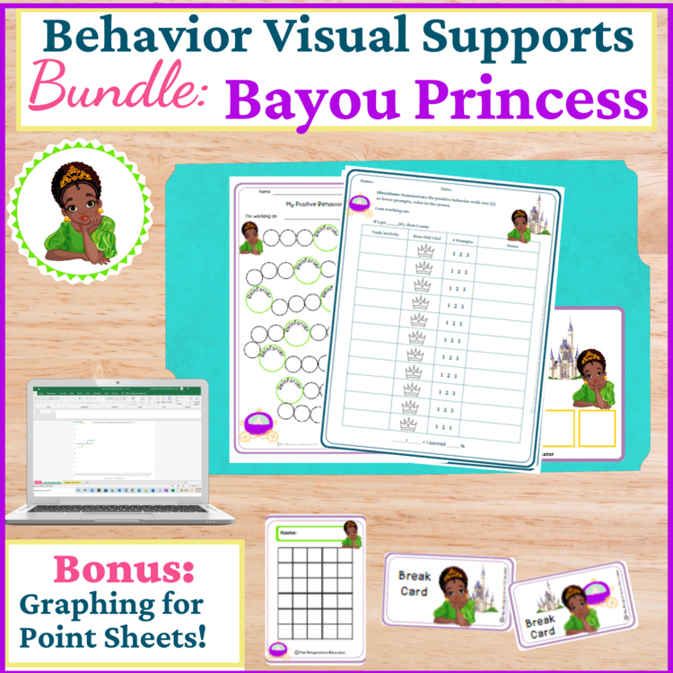 Bayou Princess Student Behavior Intervention Tools Daily Behavior Support Visual
