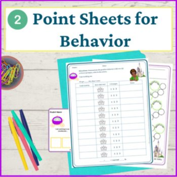 Bayou Princess Student Behavior Intervention Tools Daily Behavior Support Visual, image 3