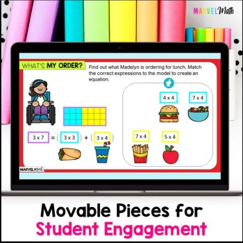 Area and Distributive Property Interactive Google Slides and Video Lesson, image 4