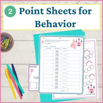 Sleeping Princess Student Behavior Intervention Tools Daily Behavior Support, image 3