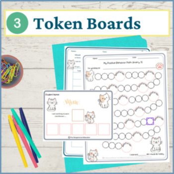 Kittens Student Behavior Intervention Tools Daily Behavior Support Visuals, image 4