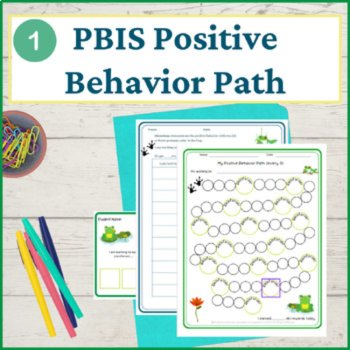 Frog Student Behavior Intervention Tools Daily Behavior Support Visuals, image 2