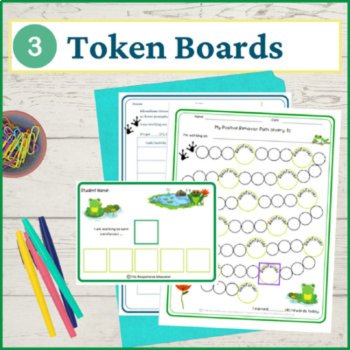 Frog Student Behavior Intervention Tools Daily Behavior Support Visuals, image 4