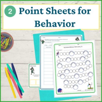 Football Student Behavior Intervention Tools Daily Behavior Support Visuals, image 3