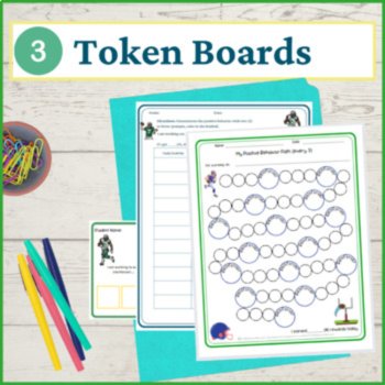 Football Student Behavior Intervention Tools Daily Behavior Support Visuals, image 4