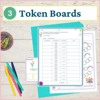 Flower Student Behavior Intervention Tools Daily Behavior Support Visuals, image 4