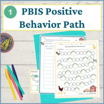 Farm Student Behavior Intervention Tools Daily Behavior Support Visuals, image 2