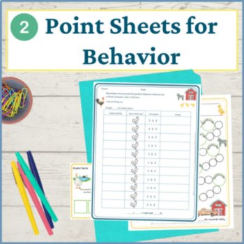 Farm Student Behavior Intervention Tools Daily Behavior Support Visuals, image 3