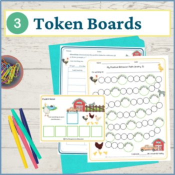 Farm Student Behavior Intervention Tools Daily Behavior Support Visuals, image 4