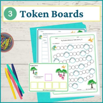 Dino Babies Student Behavior Intervention Tools Daily Behavior Support Visuals, image 4