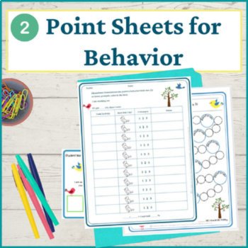 Bird Student Behavior Intervention Tools Daily Behavior Support Visuals, image 3