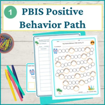 Beach Student Behavior Intervention Tools Daily Behavior Support Visuals, image 2
