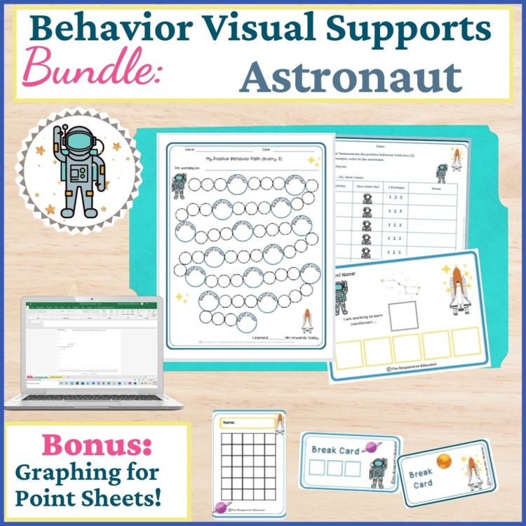 Astronaut Student Behavior Intervention Tools Daily Behavior Support Visuals