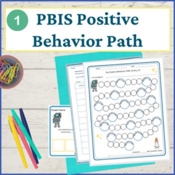 Astronaut Student Behavior Intervention Tools Daily Behavior Support Visuals, image 2
